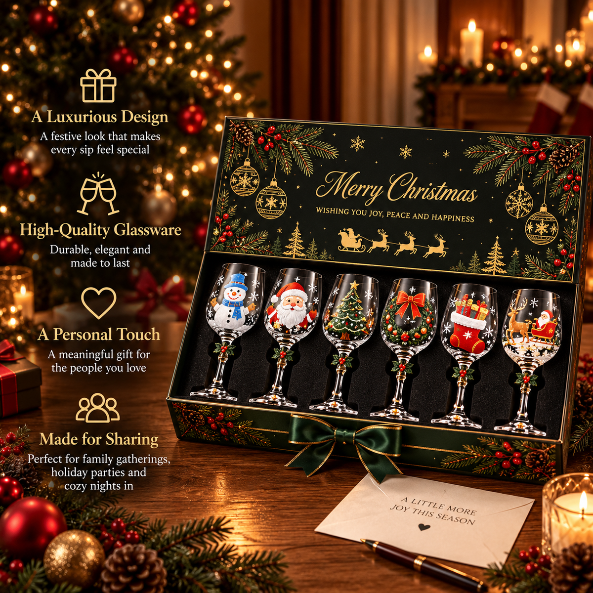 MerryPour™ Wine Glass