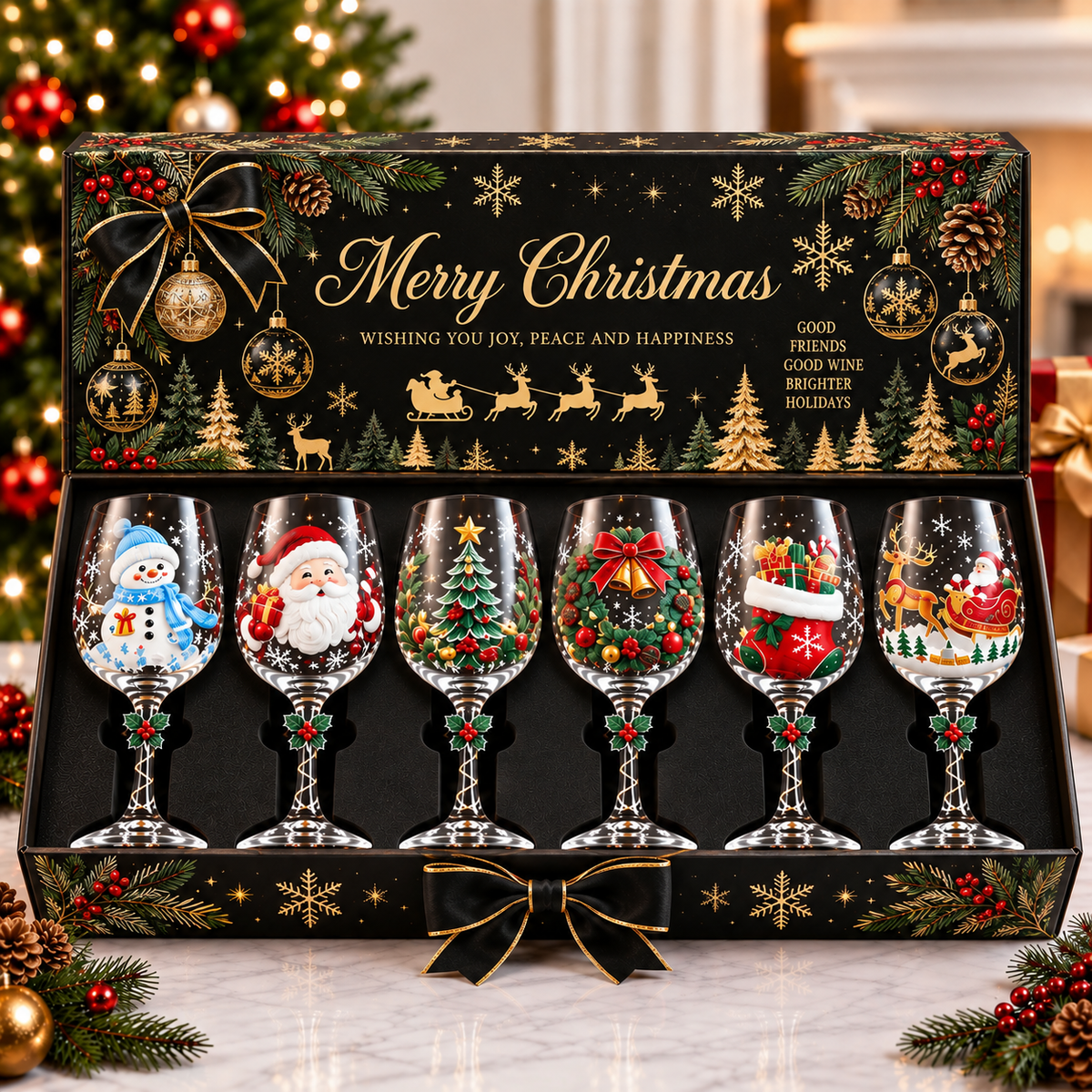 MerryPour™ Wine Glass